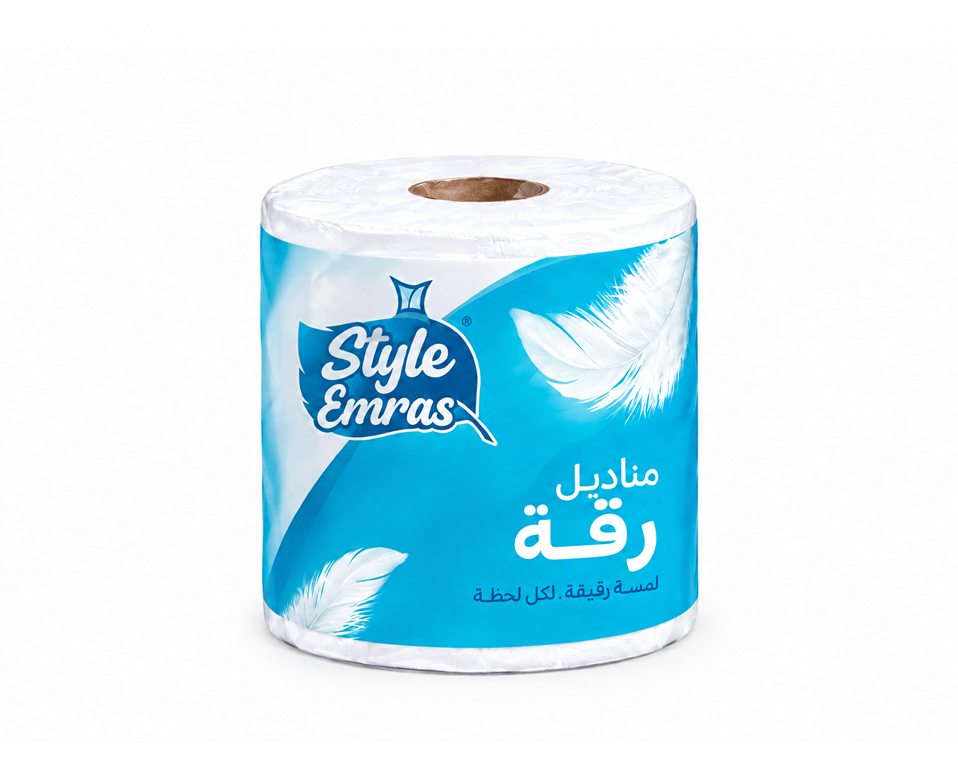 مناديل رقة رول — الرول القصير