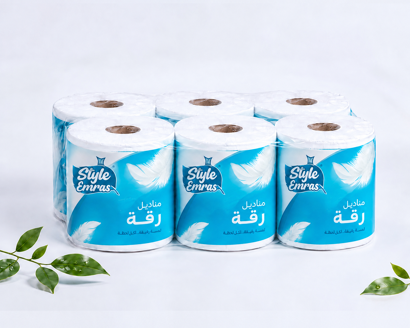 مناديل رقة رول — الرول القصير - صورة 2